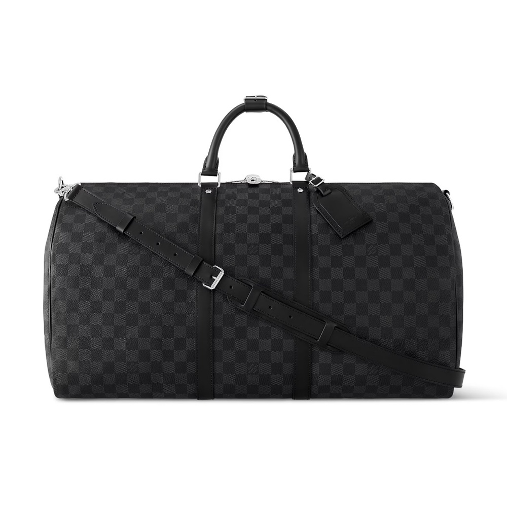 Louis Vuitton Damier Graphite Canvas Keepall Bandouliere 55